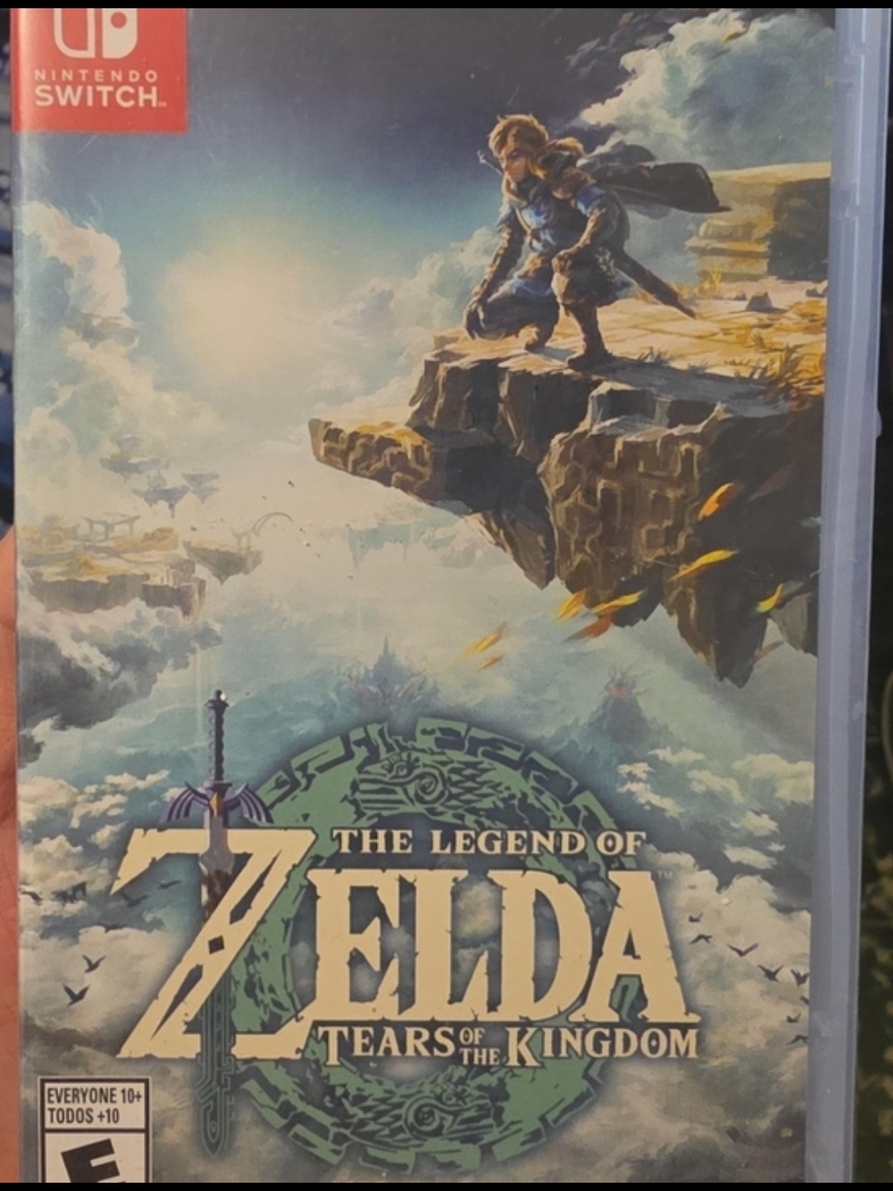 Nintendo Switch The Legend of Zelda: Tears of the Kingdom - Blue and Green Cover